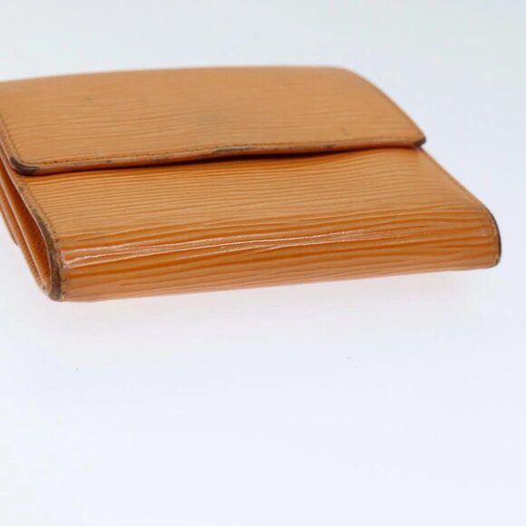 LOUIS VUITTON Epi Portefeuille Elise Wallet Orange Mandarin M6348H LV Auth 82176 - Picture 7 of 15
